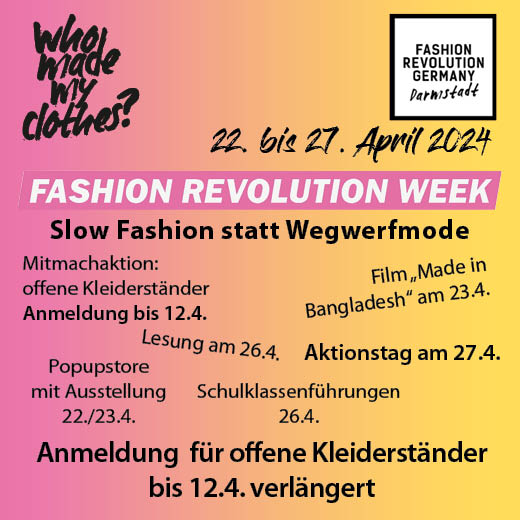 Fashion Revolution Week 2024