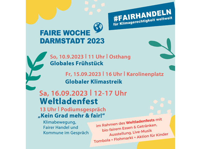 Grafik Faire woche 2023