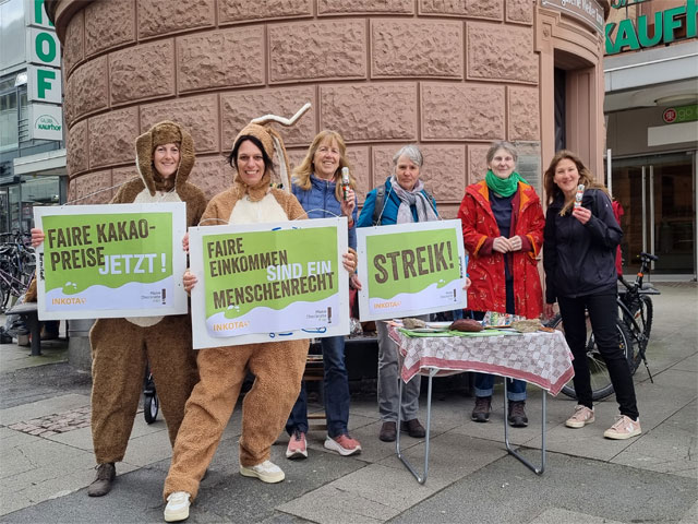 Foto Osterhasenstreik am 21. Maerz