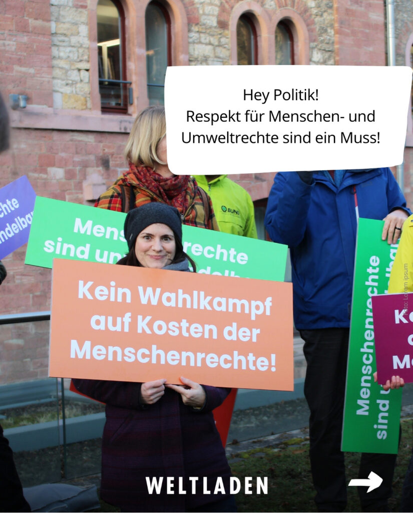 Kein Wahlkampf auf Kosten der Menschenrechte Foto 1