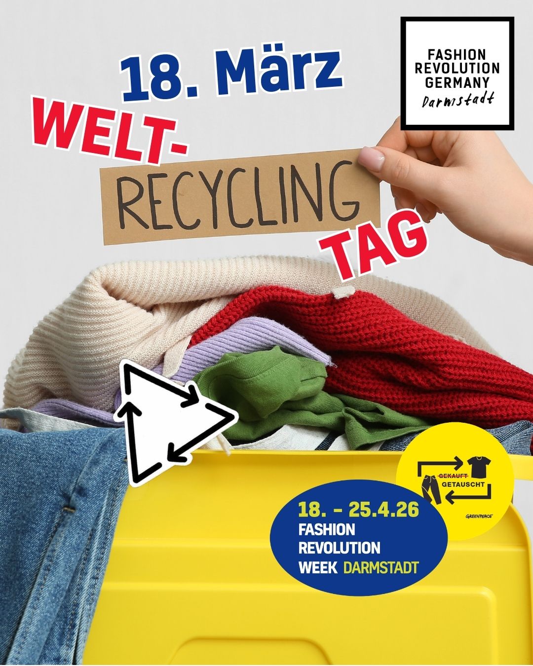 Welt-Recycling-Tag: Gemeinsam für eine nachhaltige Modezukunft!