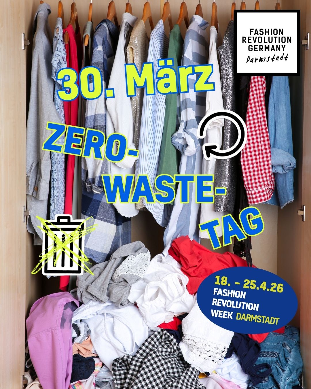 Zero Waste-Tag am 30. März: Dein Kleiderschrank kann die Welt verändern